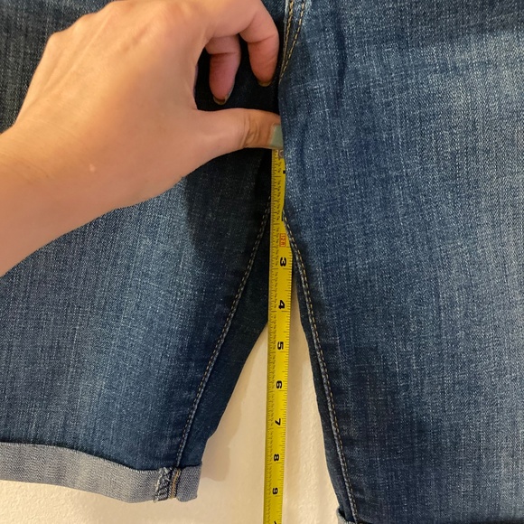 LEVI'S Bermuda Shorts Dark Wash Size 27 - Picture 12 of 14